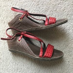 Tommy Hilfiger | Espadrille Sandals | Red | 10M
